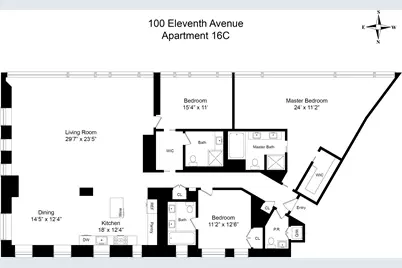 100 11th Avenue #16C, New York City, NY 10011 - Photo 20