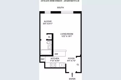 229 E 28th Street #4D, New York City, NY 10016 - Photo 10