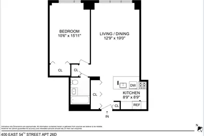 400 E 54th Street #26D, New York City, NY 10022 - Photo 12
