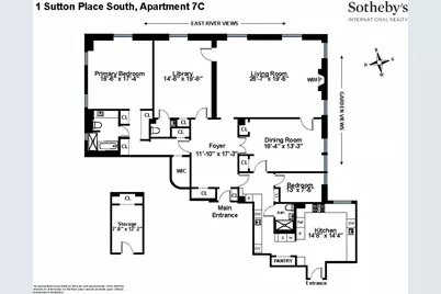 1 Sutton Place S #7C, New York City, NY 10022 - Photo 16