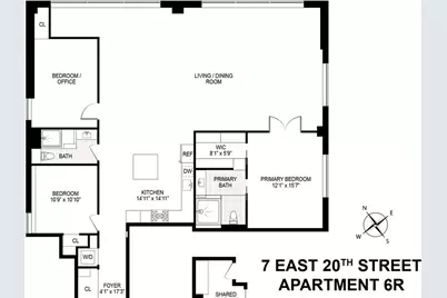 7 E 20th Street #6R, New York City, NY 10003 - Photo 14