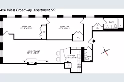 426 W Broadway #5G, New York City, NY 10012 - Photo 10