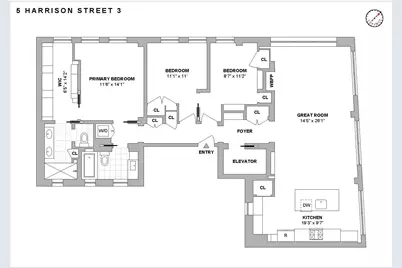 5 Harrison Street #3, New York City, NY 10013 - Photo 14