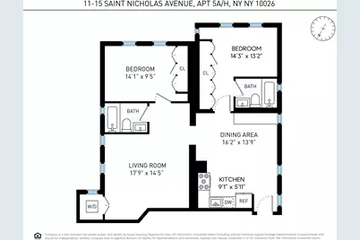 11 St Nicholas Avenue #5A/5H, New York City, NY 10026 - Photo 6