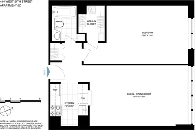 414 W 54th Street #5C, New York City, NY 10019 - Photo 8
