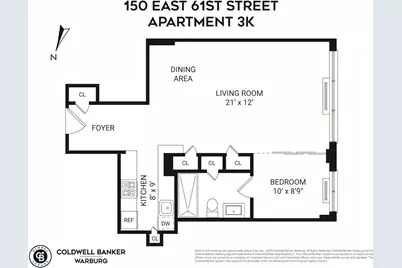 150 E 61st Street #3K, New York City, NY 10065 - Photo 1