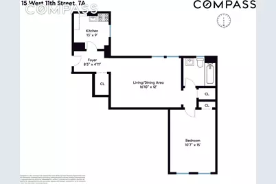 15 W 11th Street #7A, New York City, NY 10011 - Photo 1