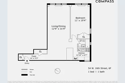 54 W 16th Street #6F, New York City, NY 10011 - Photo 8
