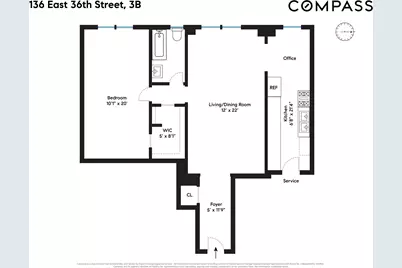 136 E 36th Street #3B, New York City, NY 10016 - Photo 10