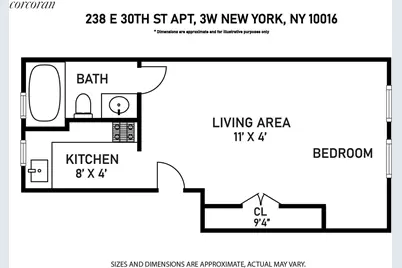 238 E 30th Street #3W, New York City, NY 10016 - Photo 6