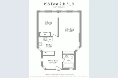 198 E 7th Street #9, New York City, NY 10009 - Photo 10