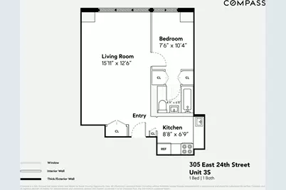 305 E 24th Street #3S, New York City, NY 10010 - Photo 8