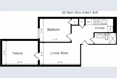 132 W 80th Street #4R, New York City, NY 10024 - Photo 14