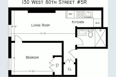 130 W 80th Street #5R, New York City, NY 10024 - Photo 12