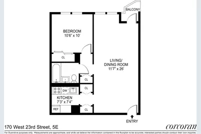 170 W 23rd Street #5E, New York City, NY 10011 - Photo 6