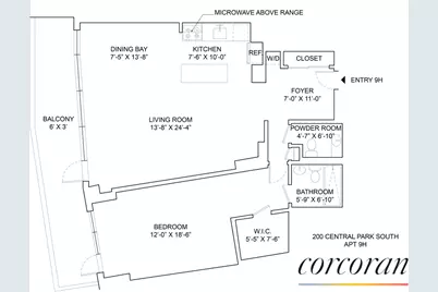200 Central Park S #9H, New York City, NY 10019 - Photo 12