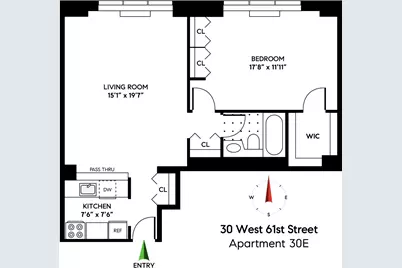 30 W 61st Street #30E, New York City, NY 10023 - Photo 10
