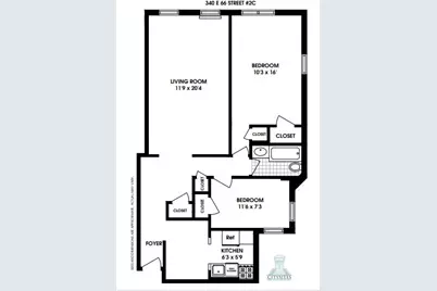 340 E 66th Street #2C, New York, NY 10065 - Photo 10