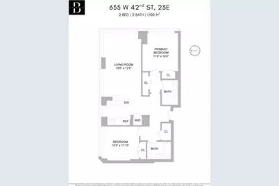 635 W 42nd Street #23E, New York City, NY 10036 - Photo 26
