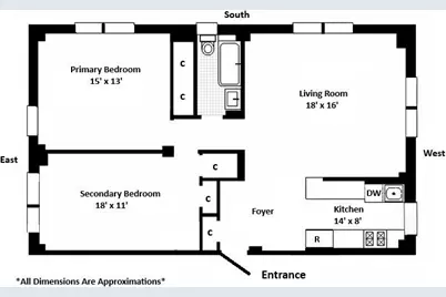 36 W 84th Street #2-A, New York City, NY 10024 - Photo 1