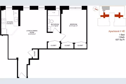 86 Thayer Street #4-E, New York City, NY 10040 - Photo 1