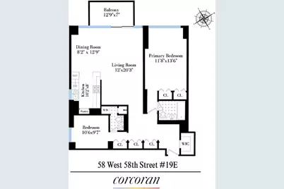 58 W 58th Street #19E, New York City, NY 10019 - Photo 8