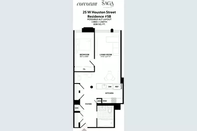 25 W Houston Street #5B, New York City, NY 10012 - Photo 8