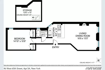 46 W 65th Street #5A, New York City, NY 10023 - Photo 2
