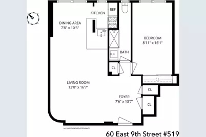60 E 9th Street #519, New York City, NY 10003 - Photo 10