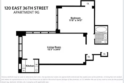 120 E 36th Street #9-G, New York City, NY 10016 - Photo 8