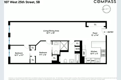 107 W 25th Street #5B, New York City, NY 10001 - Photo 1