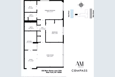 555 Main Street #1204, New York City, NY 10044 - Photo 14