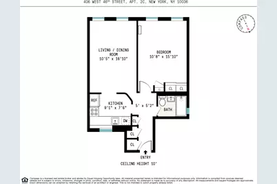 406 W 46th Street #2C, New York City, NY 10036 - Photo 8