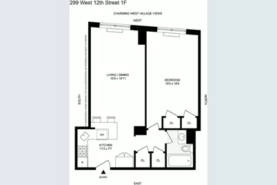 299 W 12th Street #1F, New York City, NY 10014 - Photo 10