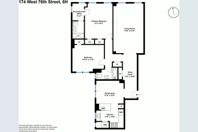 174 W 76th Street #8H, New York City, NY 10023 - Photo 1