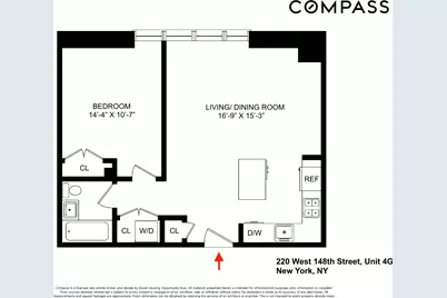 220 W 148th Street #4G, New York City, NY 10039 - Photo 1