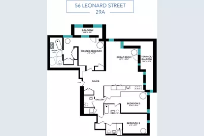 56 Leonard Street #29A, New York City, NY 10013 - Photo 2
