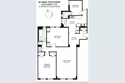 161 W 75th Street #13E, New York City, NY 10023 - Photo 14