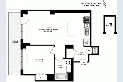 305 W 16th Street #6B, New York City, NY 10011 - Photo 8