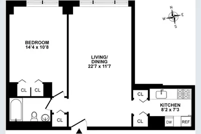 230 W 55th Street #17C, New York, NY 10019 - Photo 8