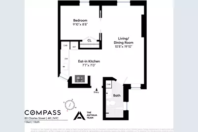 80 Charles Street #4R, New York City, NY 10014 - Photo 8