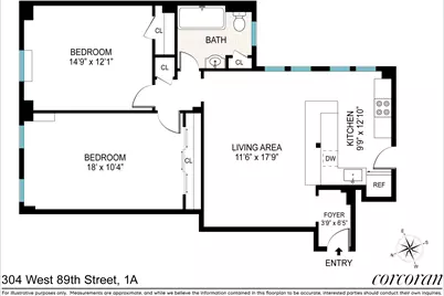 304 W 89th Street #1A, New York City, NY 10024 - Photo 10