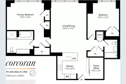 70 Little West Street #20G, New York, NY 10280 - Photo 1