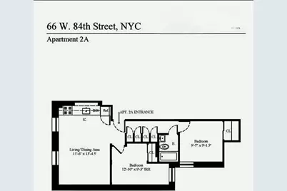 66 W 84th Street #2-A, New York, NY 10024 - Photo 1