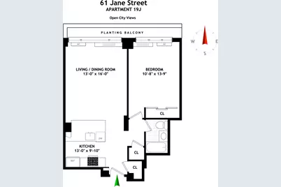 61 Jane Street #19J, New York, NY 10014 - Photo 1