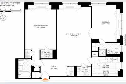 400 E 54th Street #14F, New York, NY 10022 - Photo 2