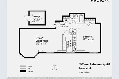 263 W End Avenue #9E, New York, NY 10023 - Photo 1