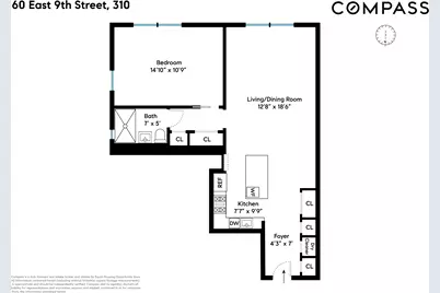 60 E 9th Street #310, New York City, NY 10003 - Photo 10