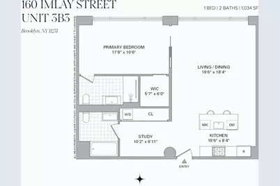 160 Imlay Street #3B3, New York City, NY 11231 - Photo 16