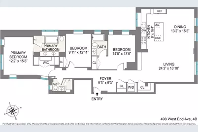 498 W End Avenue #4B, New York City, NY 10024 - Photo 14